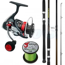 Beach & Rock Fishing Combos Daiwa Crossfire 862L And KIX LT Light Surf Casting Combo