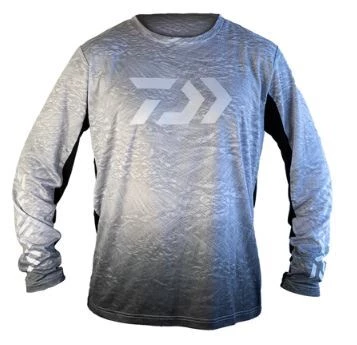Daiwa 2022 New Fishing Ripple Long Sleeve Shirt DAIWA 22 RIPPLE JERSEY- GRAY 1 Daiwa 2022 New Fishing Ripple Long Sleeve Shirt DAIWA 22 RIPPLE JERSEY- GRAY