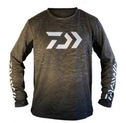 Daiwa 2022 New Fishing Ripple Long Sleeve Shirt DAIWA 22 RIPPLE JERSEY- MOSS