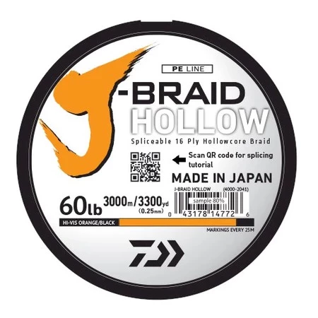 Daiwa J-Braid Hollow 750M 1 Daiwa J-Braid Hollow 750M