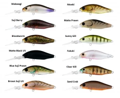 Hard Bodied Lures Daiwa INFEET SPIKE 44 MID RUNNER Fishing Lures