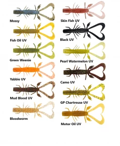 Soft Plastics Daiwa Bait Junkie 3" Risky Critter Soft Plastic Fishing Lure