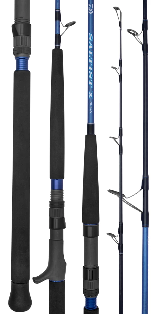 Baitcast Rods Daiwa Saltist-X Overhead Fishing Rods 1 Baitcast Rods Daiwa Saltist-X Overhead Fishing Rods