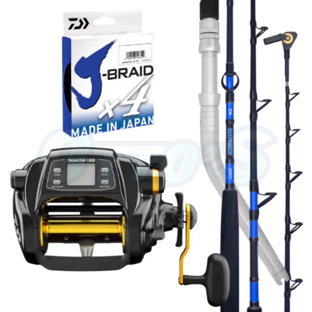 Electric Combos Daiwa Tanacom Beefstick 1000 Deep Drop Combo 1 Electric Combos Daiwa Tanacom Beefstick 1000 Deep Drop Combo