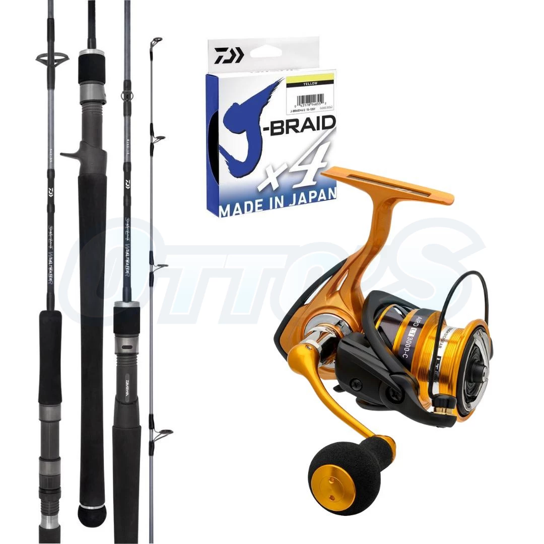 Snapper Combos Daiwa PE3 Medium/Light Kingfish And Snapper Combo 1 Snapper Combos Daiwa PE3 Medium/Light Kingfish And Snapper Combo
