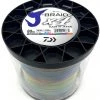 Daiwa J-Braid X4 3000m Multi Colour Bulk Braid Fishing Line