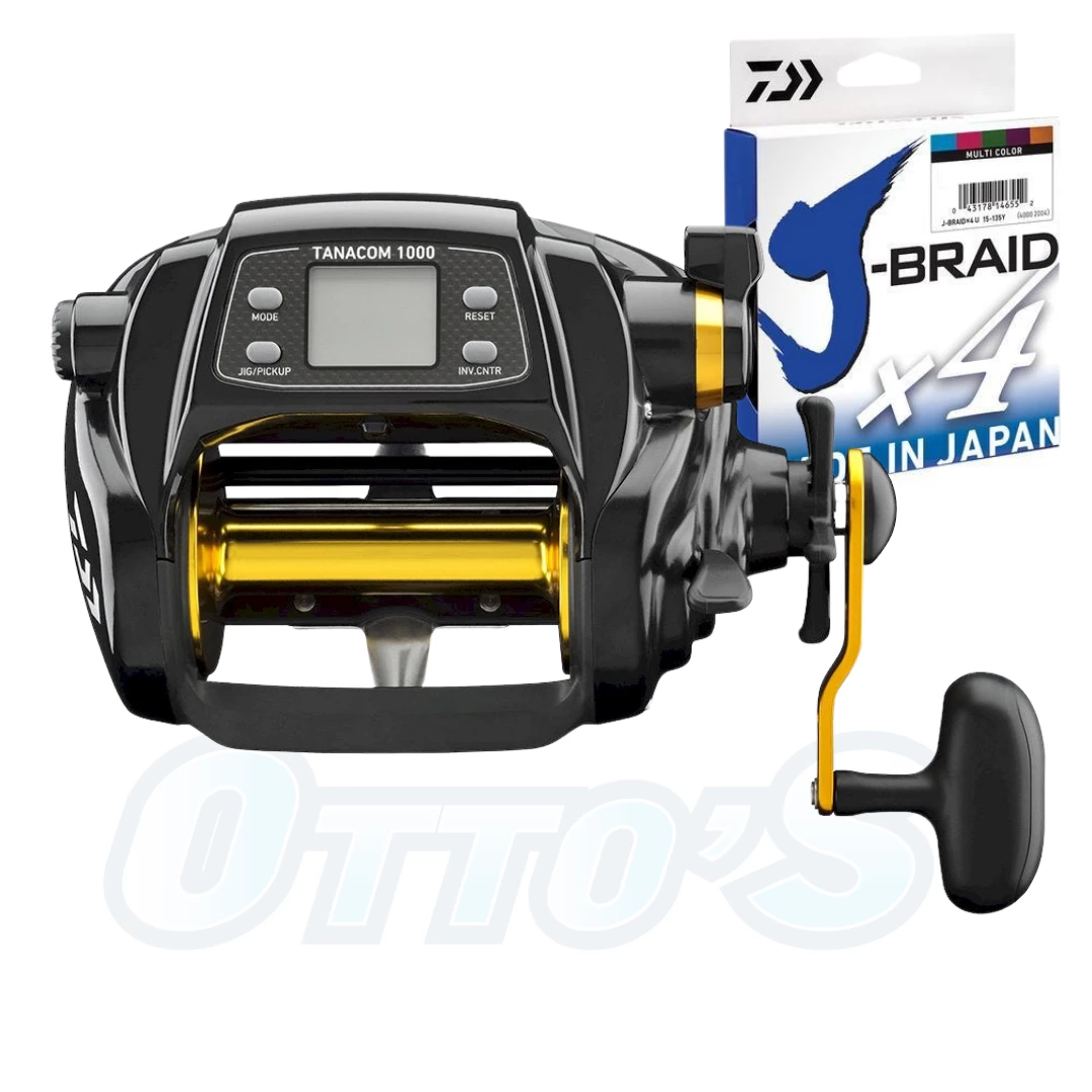 Electric Combos Daiwa Tanacom 1000 Electric Reel Fully Spooled 1 Electric Combos Daiwa Tanacom 1000 Electric Reel Fully Spooled