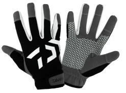 Daiwa Offshore Fishing Gloves Black UV Protection Heavy Duty