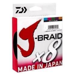 Daiwa J Braid X8 300 M Multi-coloured Braided Fishing Line