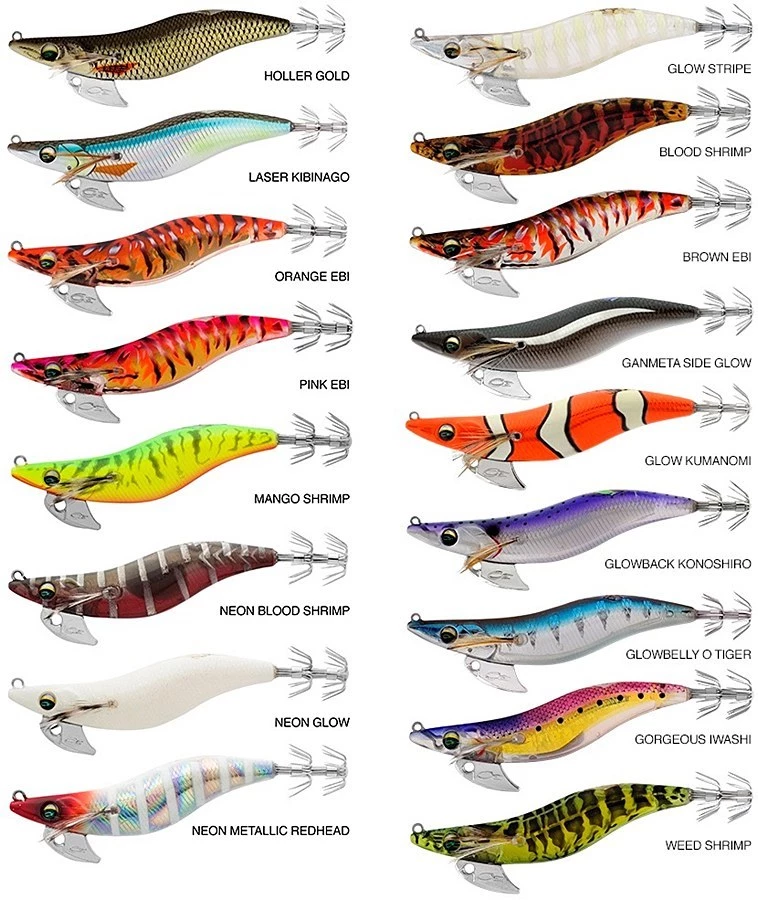 Daiwa Emeraldas Nude 3.5 Squid Jigs 1 Daiwa Emeraldas Nude 3.5 Squid Jigs