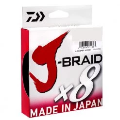 Daiwa J Braid X8 500m Multi-coloured Braided Fishing Line