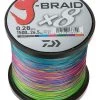 Daiwa J Braid X8 1500m Multi-coloured