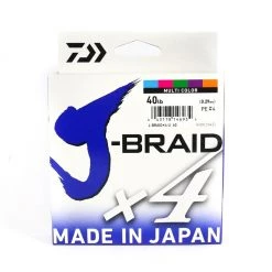 Daiwa J Braid X4 500m Multi Colour Braided Fishing Line