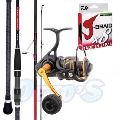 Beach & Rock Fishing Combos Daiwa Seajigger 315M Beach Fishing Combo With Penn Slammer 4500