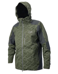 Jackets & Jumpers Daiwa RAIN SUITS DARK OLIVE Waterproof Fishing Jacket