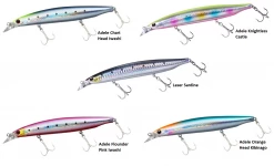 Hard Bodied Lures Daiwa Shoreline Shiner Vertice R 20.5g Long Cast Lure