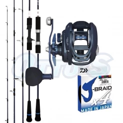 Snapper Combos Daiwa Saltist Slow Jig PE4 Combo With Lexa 300 H-P